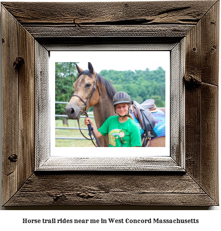 horse trail rides near me in West Concord, Massachusetts